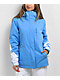 Roxy Jetty Block Azure Blue Clouds 10K Snowboard Jacket - Thumbnail image 1 of 7