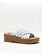 Roxy Kamea Wahine White & Tan Sandals - Thumbnail image 1 of 3