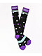 Roxy Misty Black & Purple Snowboard Socks