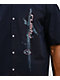 Rusty Morning Glory Navy Short Sleeve Button Up Shirt - Thumbnail image 4 of 5