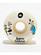 SML. Lucidity Series Gillette 53mm 99a V Cut White Skateboard Wheels - Thumbnail image 1 of 2
