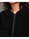 STOOSH Faux Fur Black Corduroy Crop Bomber Jacket - Thumbnail image 5 of 6