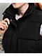 STOOSH Quilted Black Crop Puffer Vest - Thumbnail image 3 of 4