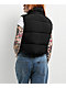 STOOSH Quilted Black Crop Puffer Vest - Thumbnail image 2 of 4