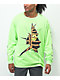 SUS BOY Chest Cavity Neon Green Long Sleeve T-Shirt