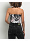 SWIXXZ Black & Pink Lace Up Tube Top - Thumbnail image 2 of 3