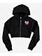 SWIXXZ Centipede Black Crop Zip Hoodie - Thumbnail image 6 of 6