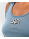 SWIXXZ Chaotic Blue Crop Tank Top - Thumbnail image 3 of 3
