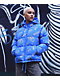 SWIXXZ Chrome AOP Light Blue Puffer Jacket