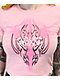 SWIXXZ Electric Pink Crop T-Shirt - Thumbnail image 2 of 4