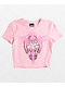 SWIXXZ Electric Pink Crop T-Shirt - Thumbnail image 3 of 4