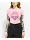 SWIXXZ Electric Pink Crop T-Shirt - Thumbnail image 1 of 4