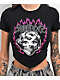 SWIXXZ Face Collage Black Crop T-Shirt - Thumbnail image 3 of 3