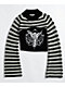 SWIXXZ Heavenly Black & Grey Shrug Crop Tank Top Set - Thumbnail image 4 of 5