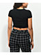 SWIXXZ Love or Lust Black Crop T-Shirt