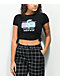 SWIXXZ Love or Lust Black Crop T-Shirt