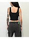 SWIXXZ Not Yours Black Buckle Tank Top - Thumbnail image 2 of 3