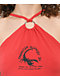 SWIXXZ Paranoia Red Halter Top - Thumbnail image 3 of 3
