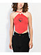 SWIXXZ Paranoia Red Halter Top - Thumbnail image 1 of 3