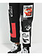 SWIXXZ Punk Patched Set Pantalones Negros