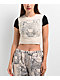 SWIXXZ Small Dog Beige Crop T-Shirt - Thumbnail image 1 of 3