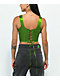 SWIXXZ Spider Green Corset Tank Top