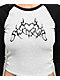 SWIXXZ Spinal Raglan Grey Long Sleeve Crop T-Shirt - Thumbnail image 3 of 3