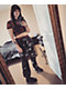 SWIXXZ Trouble Flared Black Sweatpants - Thumbnail image 3 of 4