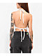 SWIXXZ Wing Skull White Halter Top - Thumbnail image 2 of 3
