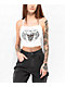 SWIXXZ Wing Skull White Halter Top - Thumbnail image 1 of 3