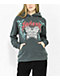 SWIXXZ by Maggie Lindemann Butterfly Chrome Grey Hoodie - Thumbnail image 1 of 3