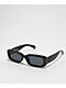 Sad Eyewear Mirror Black Gloss Sunglasses - Thumbnail image 1 of 3
