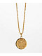 Saint Midas Aztec Calendar 20" Gold Chain Necklace - Thumbnail image 1 of 2