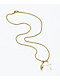 Saint Midas Cross & Wing 20" Gold Necklace - Thumbnail image 2 of 2