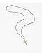 Saint Midas Crucifix 20" Silver Chain Necklace - Thumbnail image 2 of 2