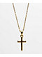 Saint Midas Dainty Cross 16" Gold Chain Necklace - Thumbnail image 1 of 2