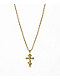 Saint Midas Diamond Crucifix 10" Gold Pendant Necklace - Thumbnail image 1 of 2