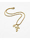 Saint Midas Eternal Cross x Guadalupe 22" Gold Chain Necklace - Thumbnail image 2 of 2