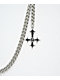 Saint Midas Gothic Cross Silver Pocket Chain - Thumbnail image 4 of 4