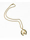 Saint Midas Lucky Eagle Pendant 20" Gold Chain Necklace - Thumbnail image 2 of 2