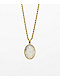 Saint Midas Pearlescent Mother Mary 20" Gold Chain Necklace - Thumbnail image 1 of 2