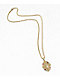 Saint Midas Ruby Saint Judas 10" Gold Pendant Necklace - Thumbnail image 2 of 2