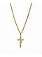 Saint Midas Serpent Cross 20" Gold Chain Necklace - Thumbnail image 1 of 2
