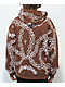 Salem7 Chains Brown Zip Hoodie - Thumbnail image 2 of 4