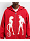 Salem7 Duality Red Zip Hoodie - Thumbnail image 3 of 3