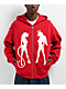 Salem7 Duality Red Zip Hoodie - Thumbnail image 1 of 3