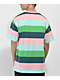 Salem7 Gross Pink & Green Stripe T-Shirt - Thumbnail image 2 of 3