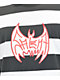 Salem7 Hoodbat Black & White Stripe Long Sleeve T-Shirt - Thumbnail image 2 of 3