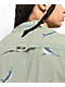 Salty Crew Ernesto Green Perforated Woven Short Sleeve Button Up Shirt - Thumbnail image 4 of 4