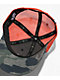 Salty Crew Pinnacle 2 Retro Orange & Camo Trucker Hat - Thumbnail image 4 of 4